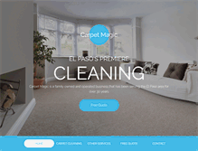 Tablet Screenshot of carpet-magic.com